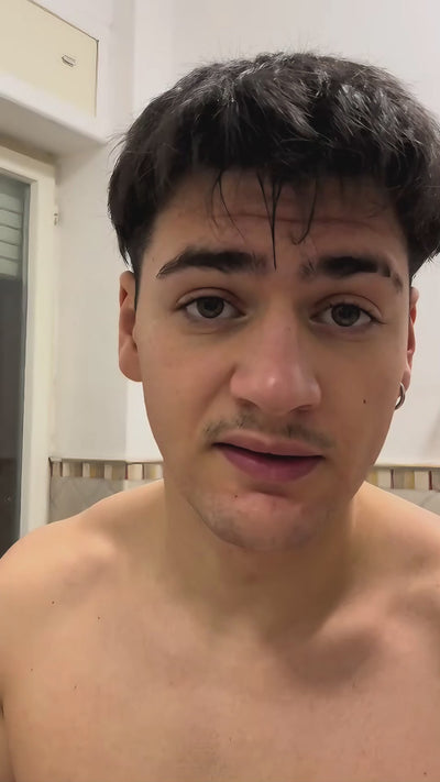 Skincare routine uomo tutorial